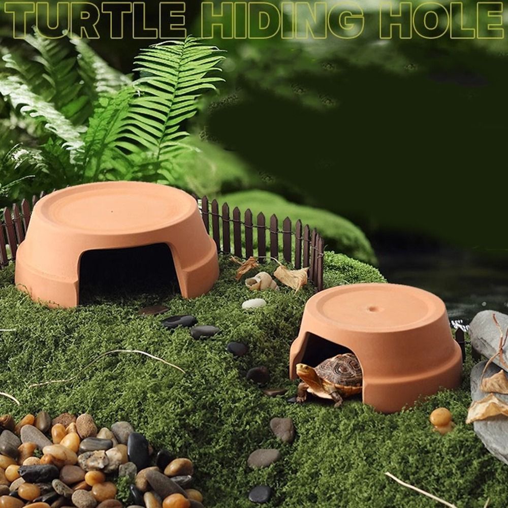 Multifunctional Ceramics Repti - Hide Cave Ceramic ulasan dan harga