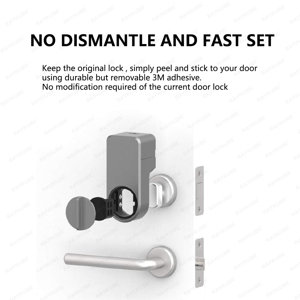 RAYKUBE A1 Pro Tuya BEL Smart  - Glass Door Hinge ulasan dan harga