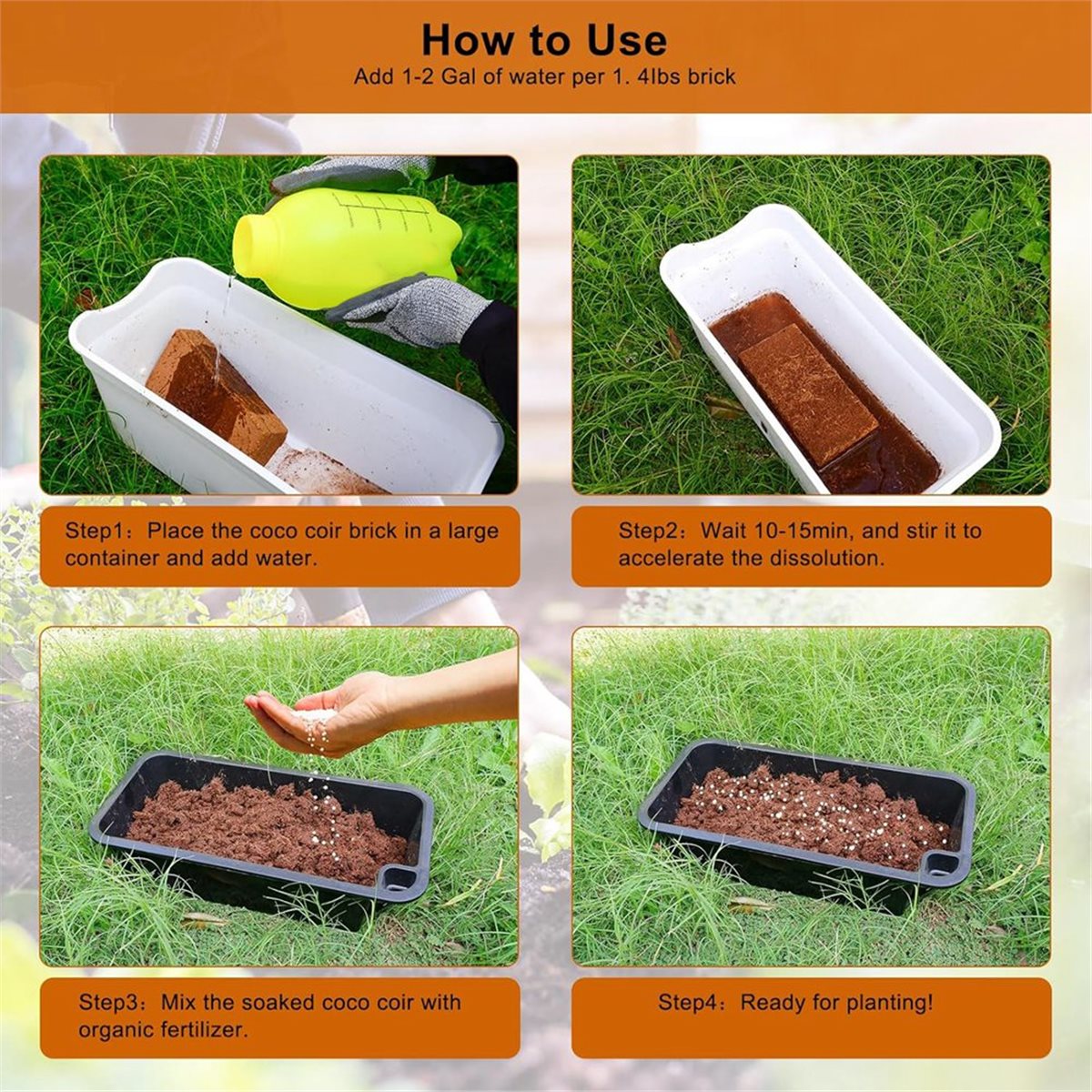 【STABLE QUALITY】3 Pack Bricks, - Substrate Coconut Fiber ulasan dan harga