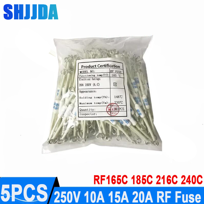 5Pcs Ceramic Thermal Fuse 250V - Ceramic Heat Emitter ulasan dan harga