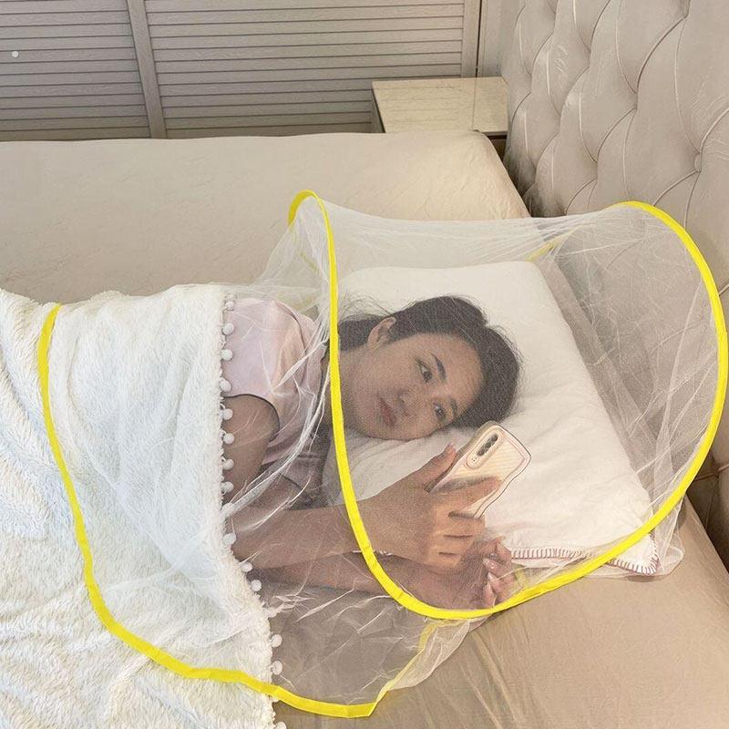 Foldable Mosquito Net Head Cov - Screen Top Mesh ulasan dan harga