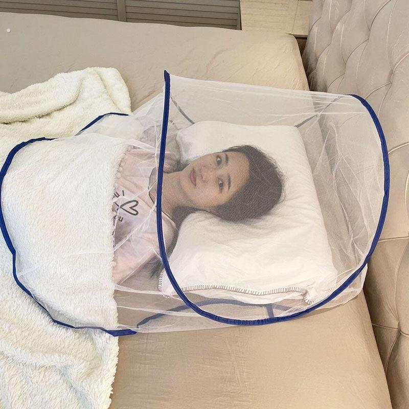 Foldable Mosquito Net Head Cov - Screen Top Mesh ulasan dan harga