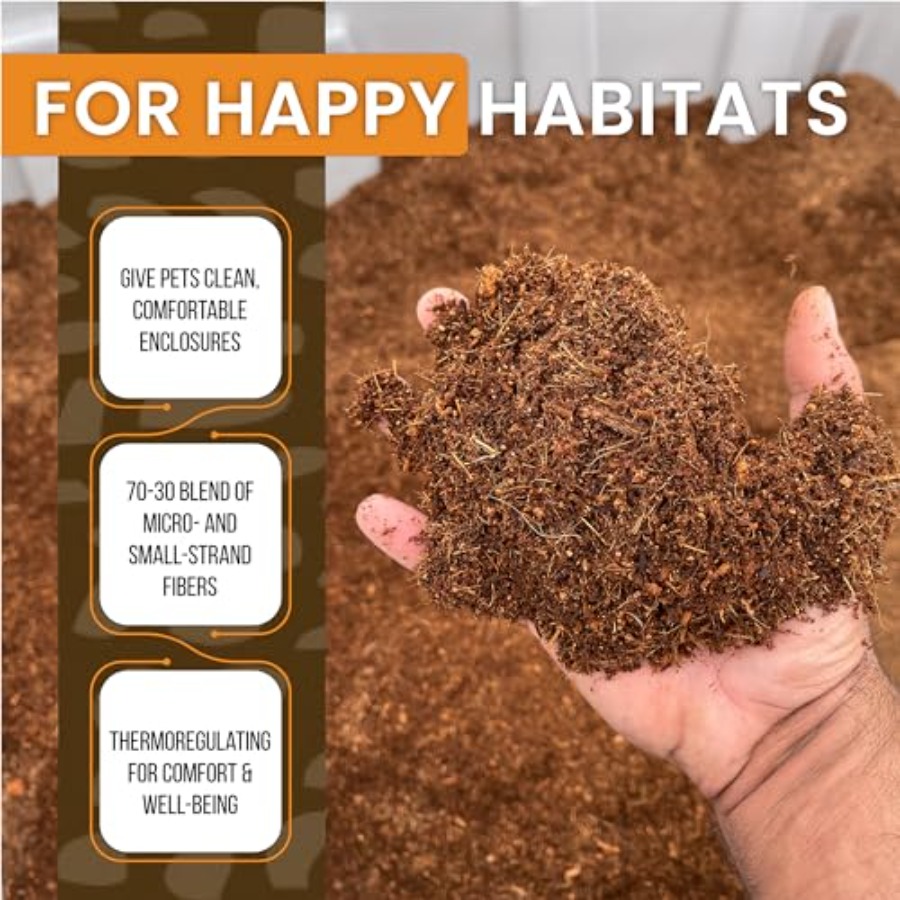 Bioactive terrarium bedding fo - Substrate Coconut Fiber ulasan dan harga