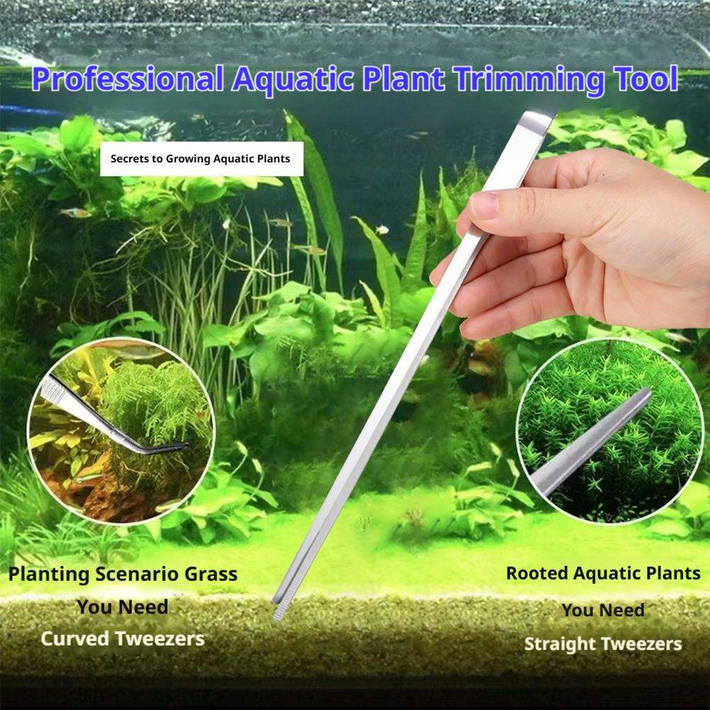 Stainless Steel Aquarium Tweez - Feeding Tong Stainless ulasan dan harga