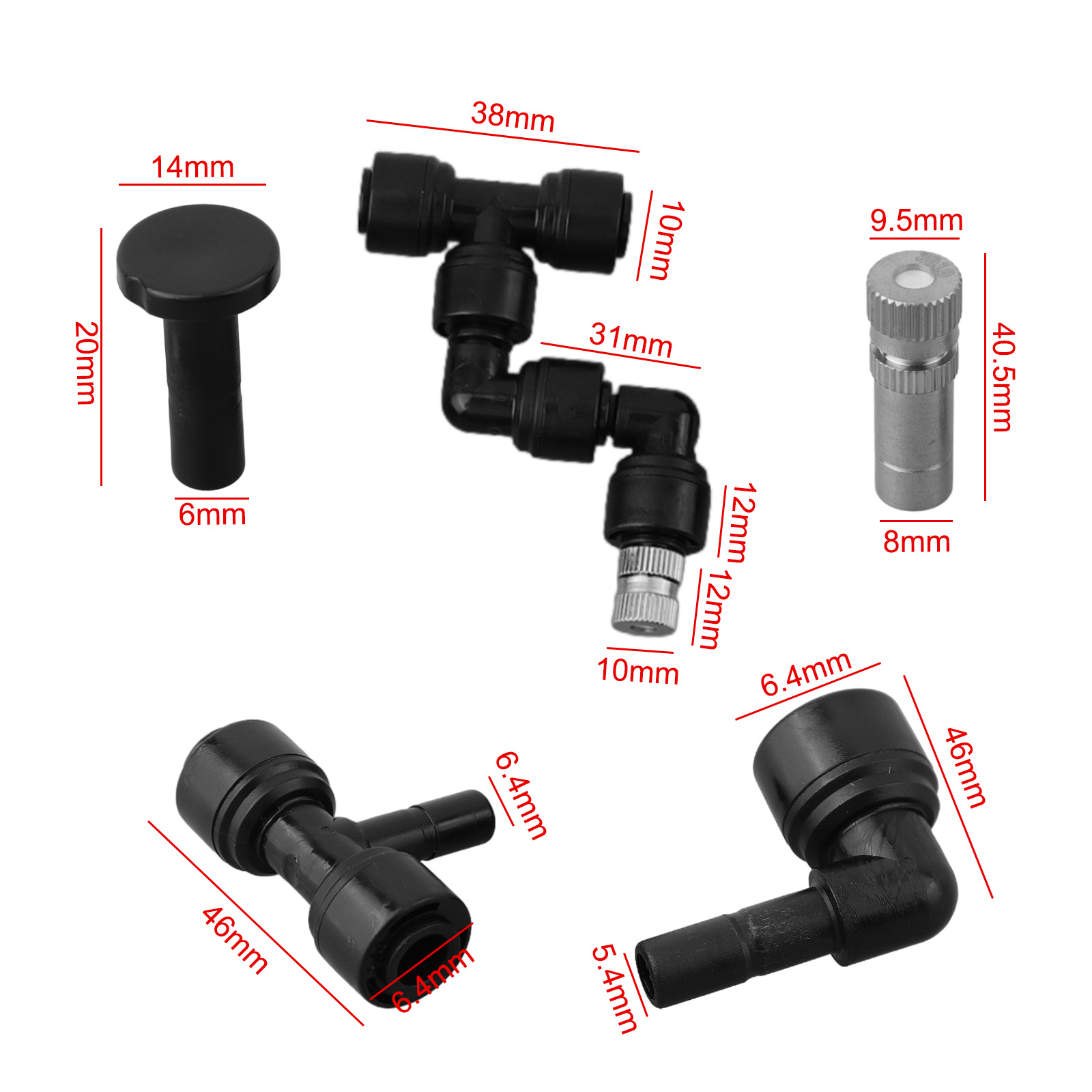Plastic and Metal Misting Nozz - Misting Nozzle Reptile ulasan dan harga