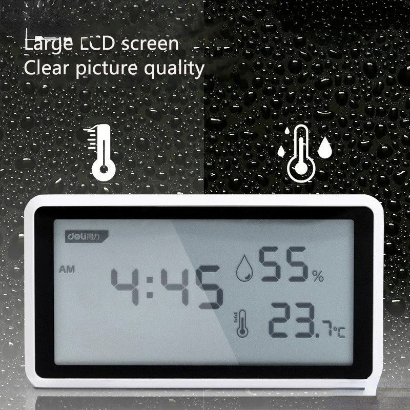 Deli Digital Thermometer Hygro - Digital Hygrometer Probe ulasan dan harga