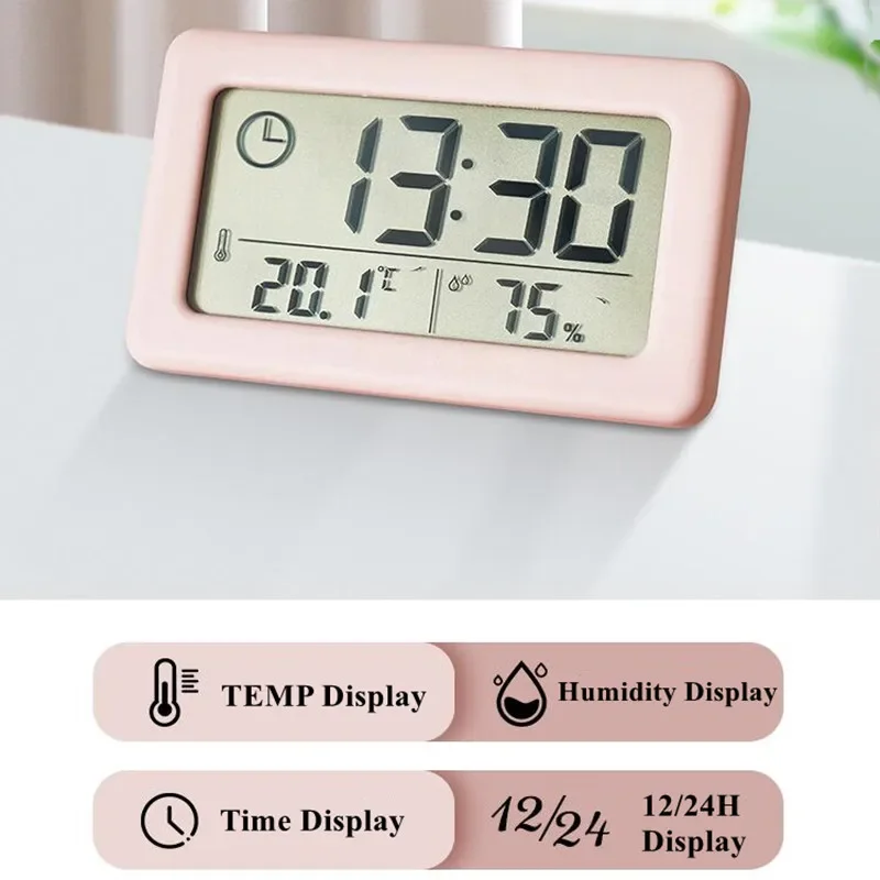 Wall Clock Temperature and Hum - Digital Hygrometer Probe ulasan dan harga