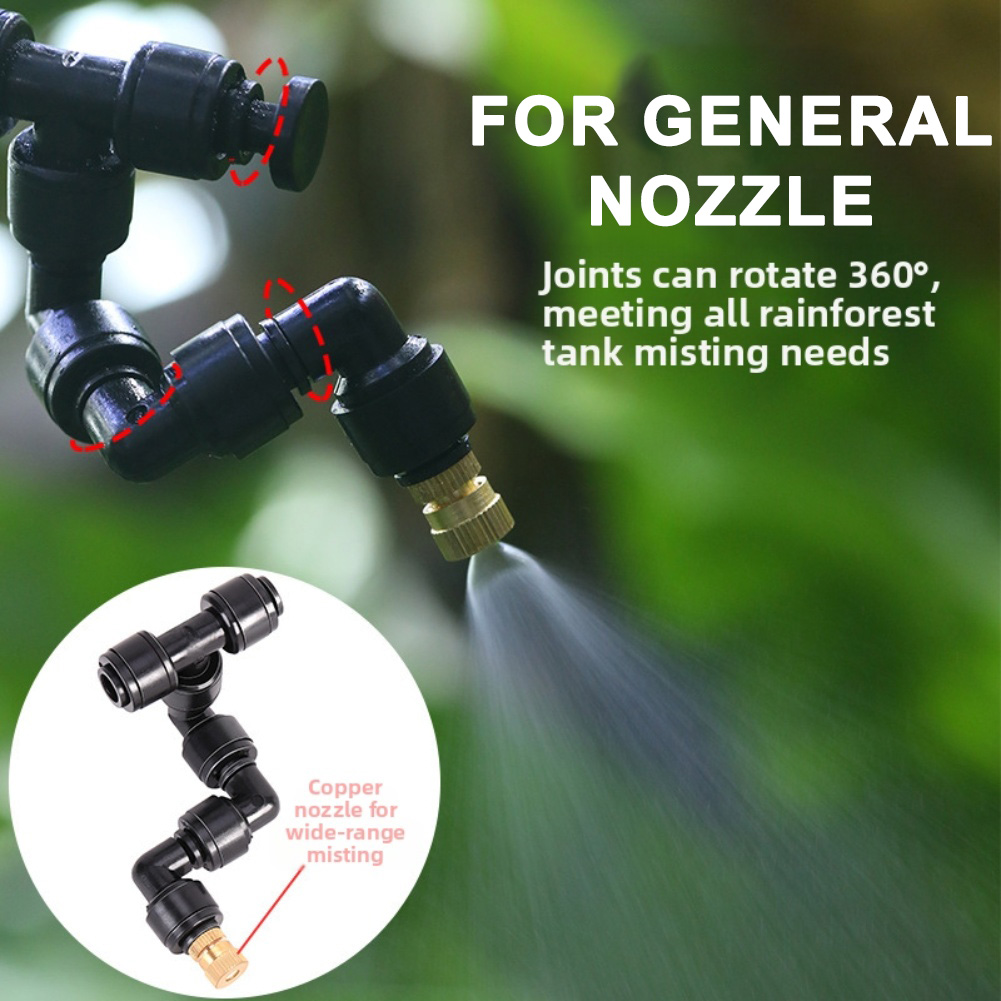 2 PCS Black Atomizing Nozzle 3 - Misting Nozzle Reptile ulasan dan harga