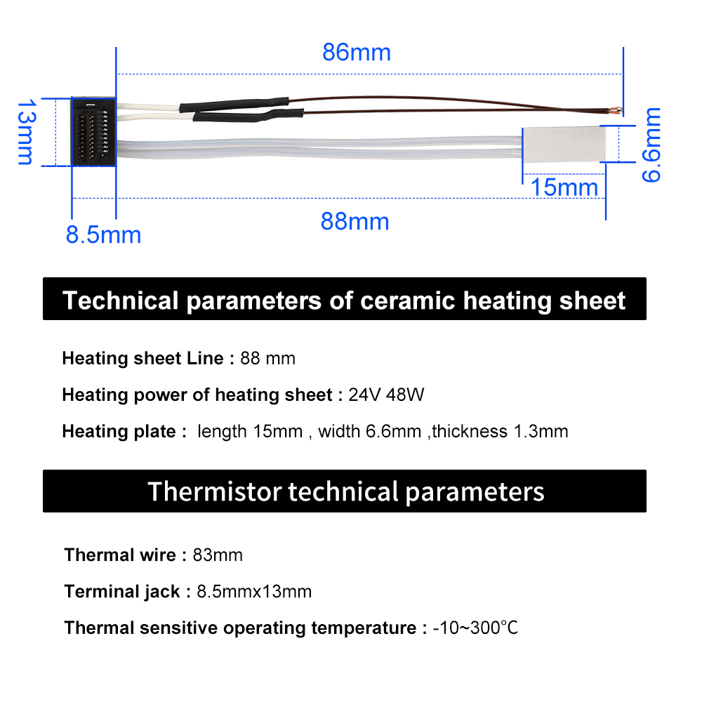 For Bambu Lab Hotend V2.0 V3.0 - Ceramic Heat Emitter ulasan dan harga