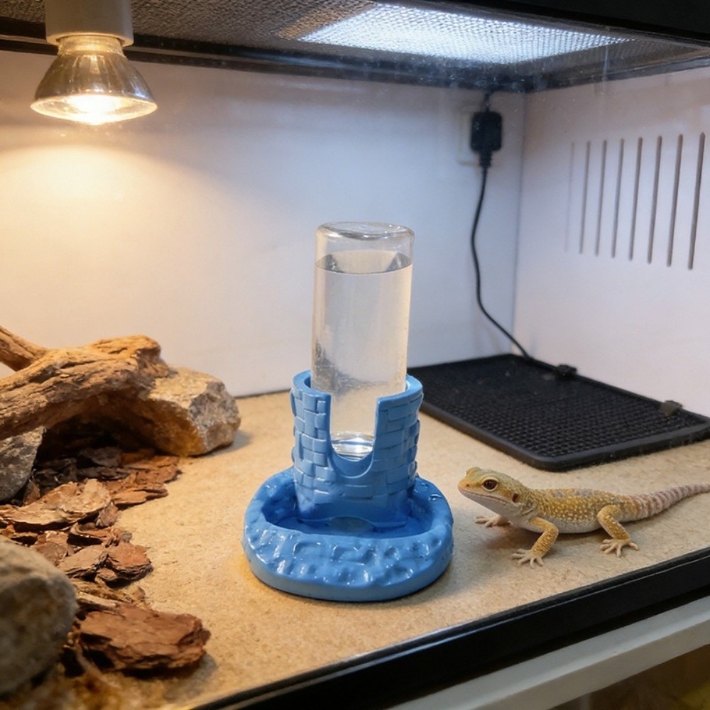 Plastic Reptiles Water Feeder  - Water Dish Reptile ulasan dan harga
