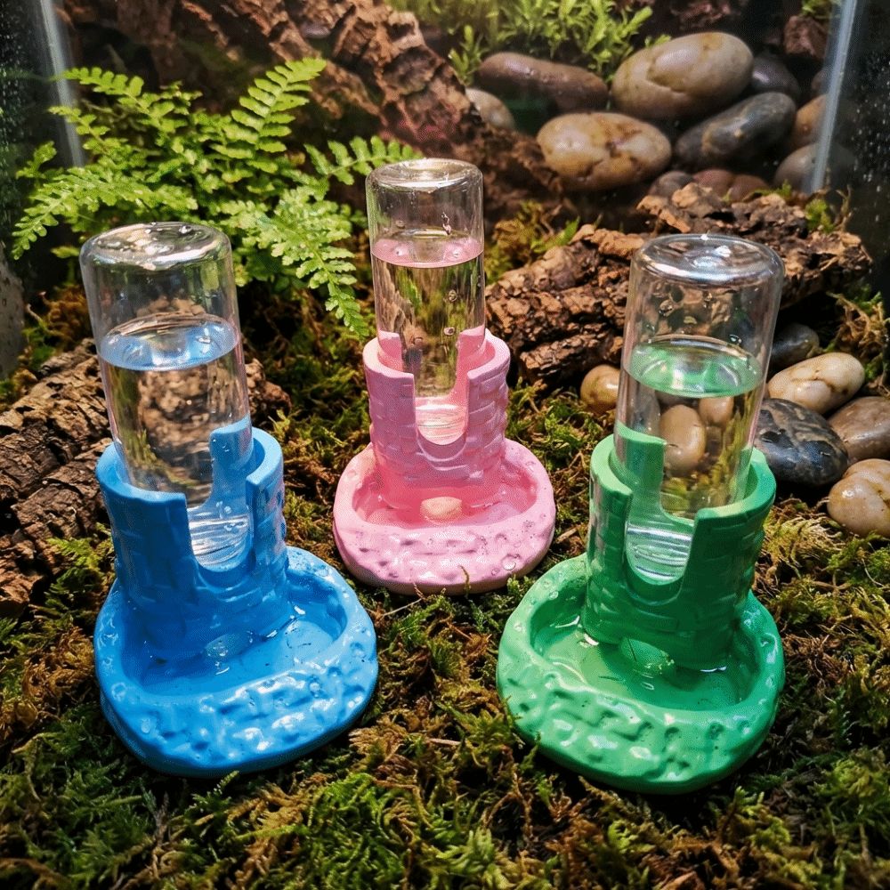 Plastic Reptiles Water Feeder  - Water Dish Reptile ulasan dan harga