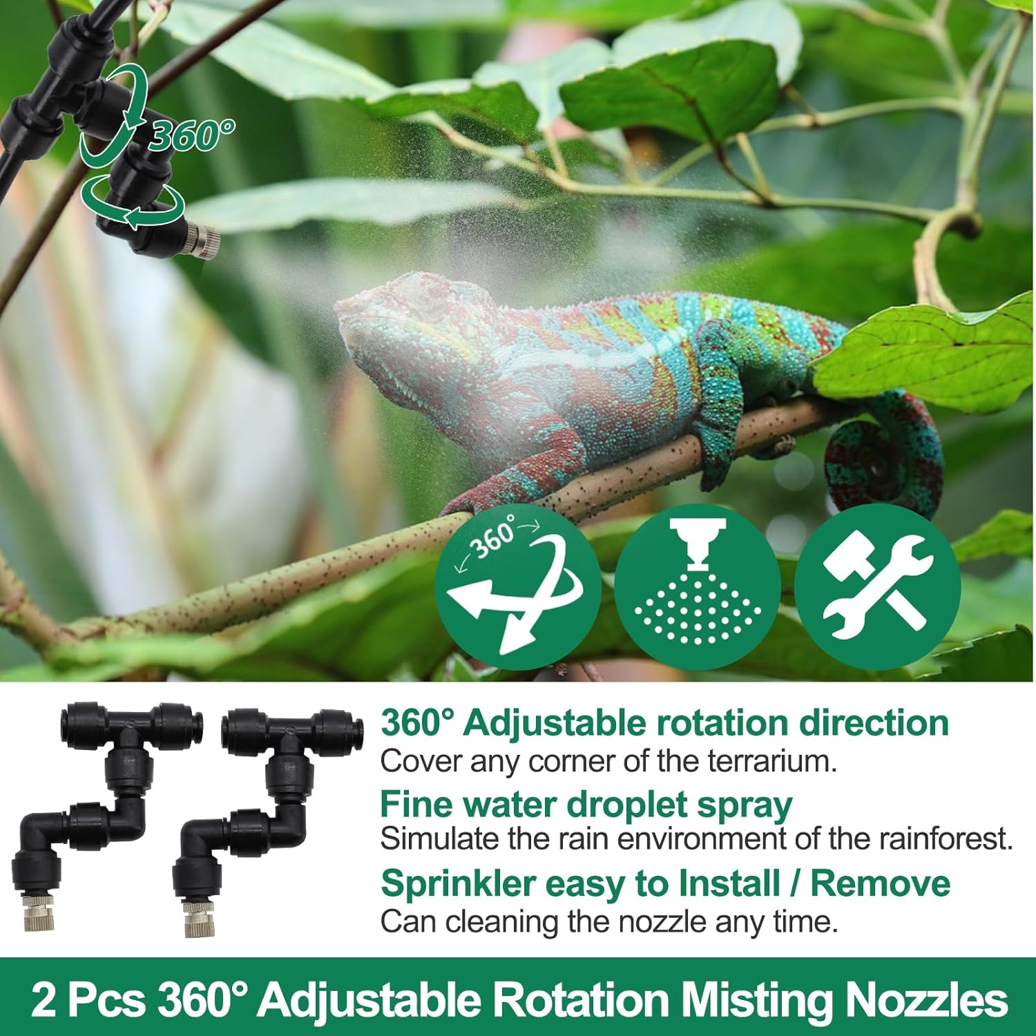 Reptile Humidifiers Smart Mist - Misting Nozzle Reptile ulasan dan harga