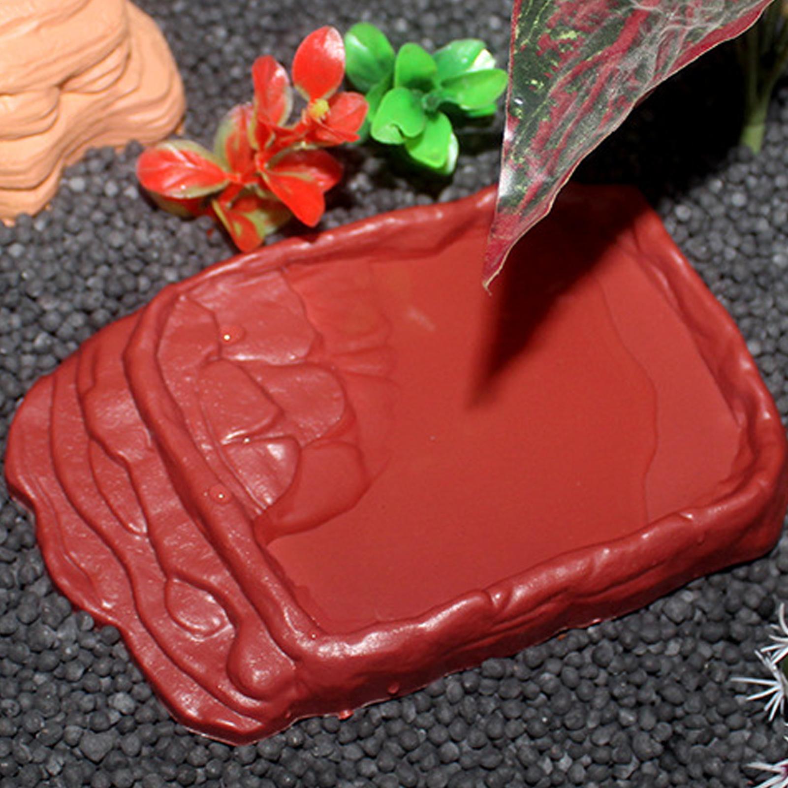 Anti-Slip Ladders Reptile Bowl - Water Dish Reptile ulasan dan harga
